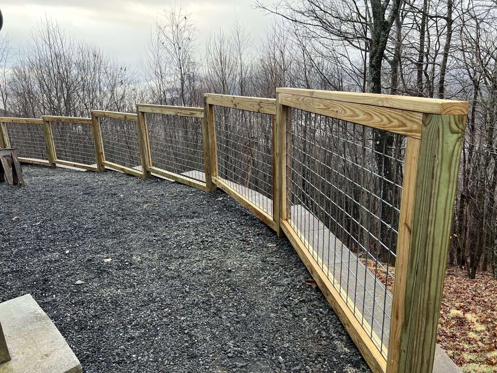 Vinyl fence project