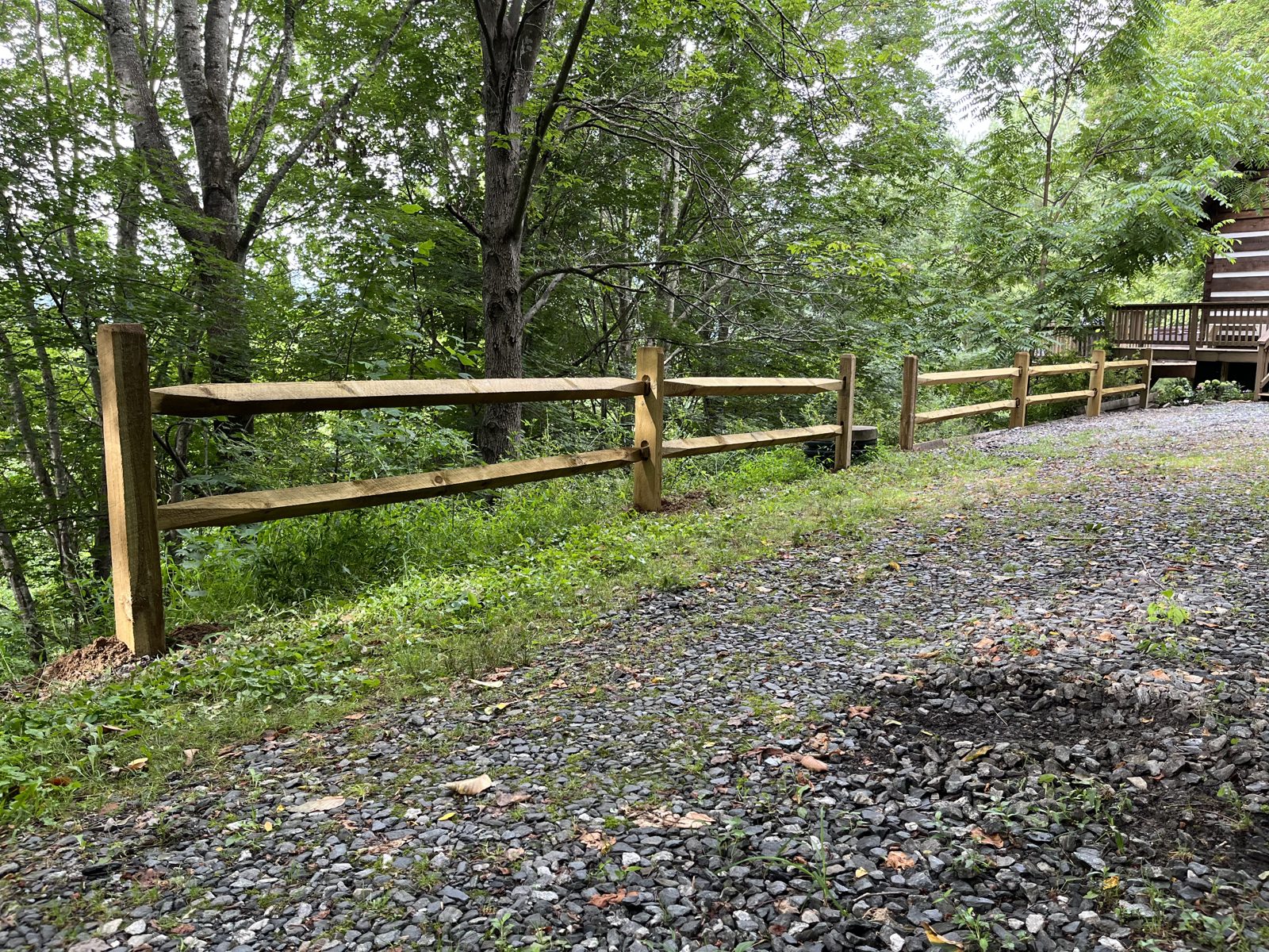 Split Rail fence project
