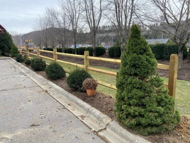 Vinyl fence project