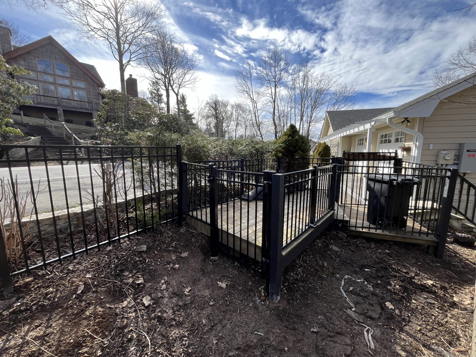 Aluminum and Steel fence project