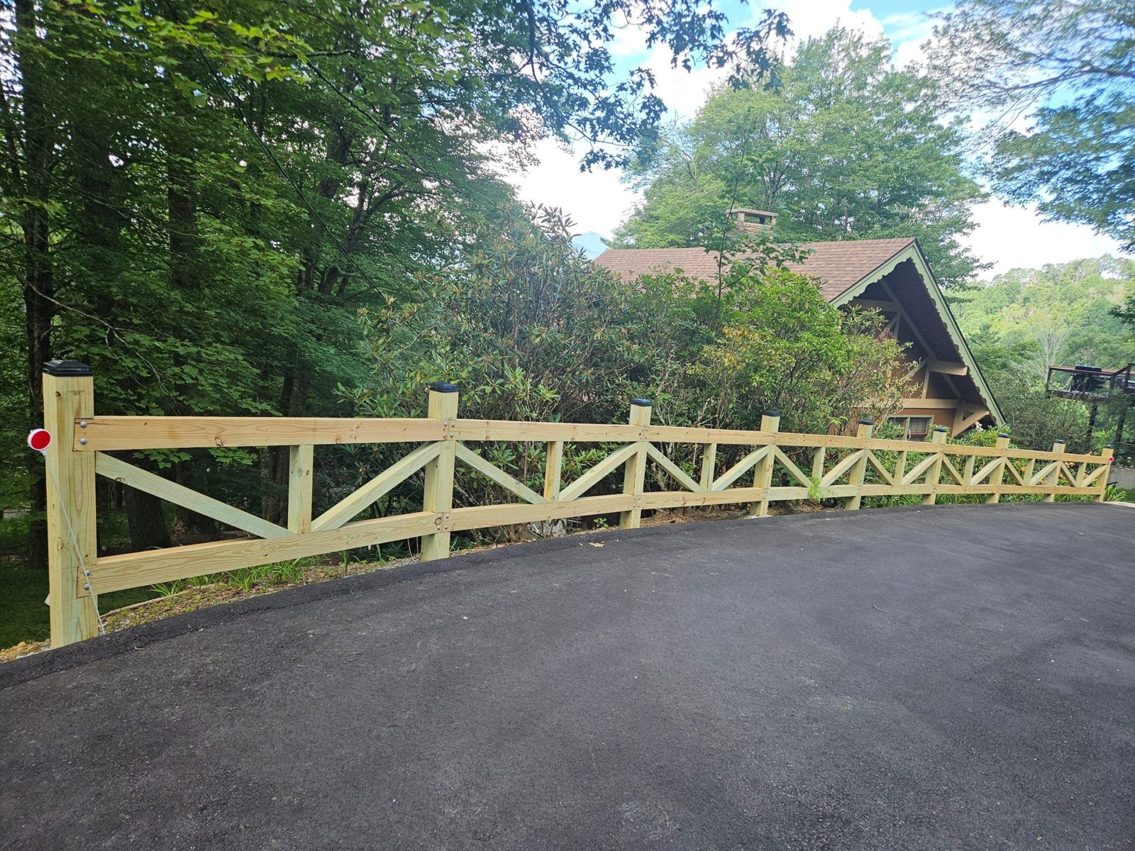 Vinyl fence project