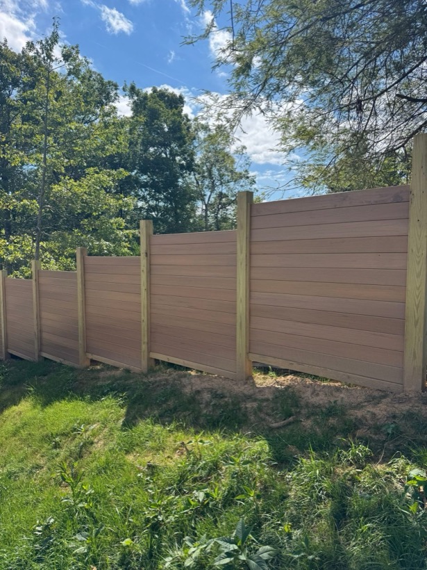 Composite Privacy Fence built by Mountain Fence & Deck in Western North Carolina