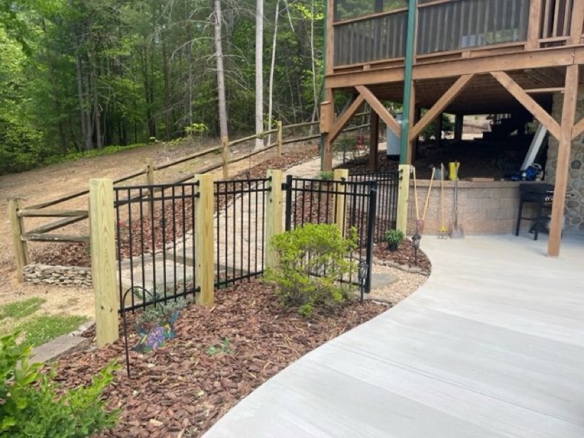 Fence and deck work in Deep Gap