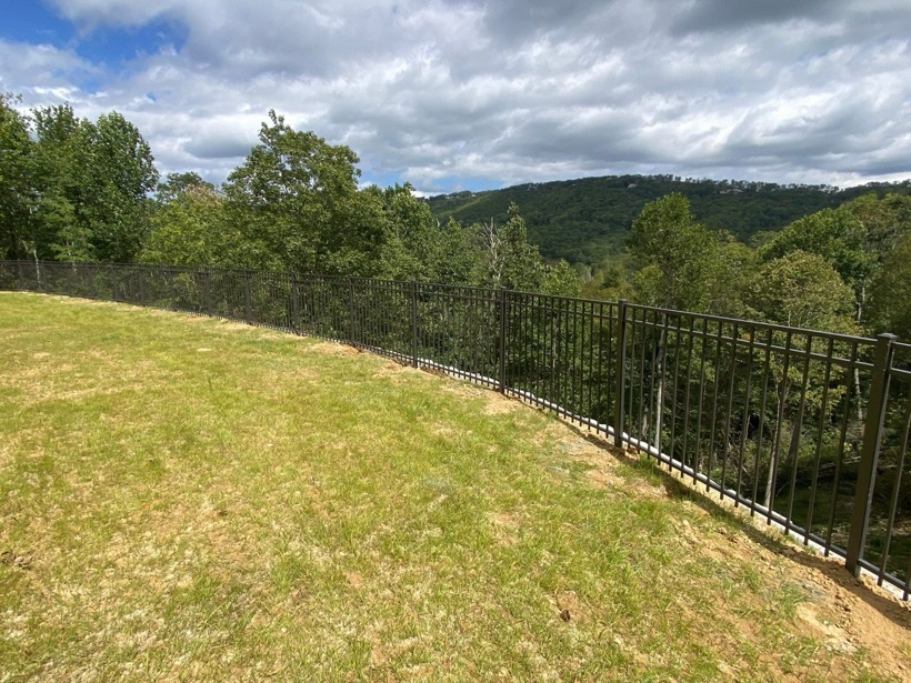 Aluminum Fence installed by Mountain Fence & Deck in the High Country, NC