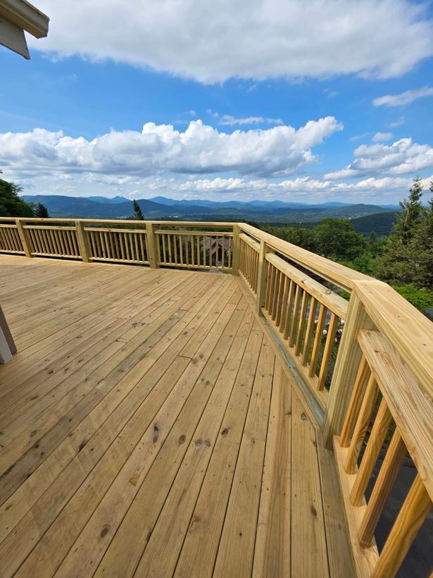 Custom Deck by Mountain Fence and Deck