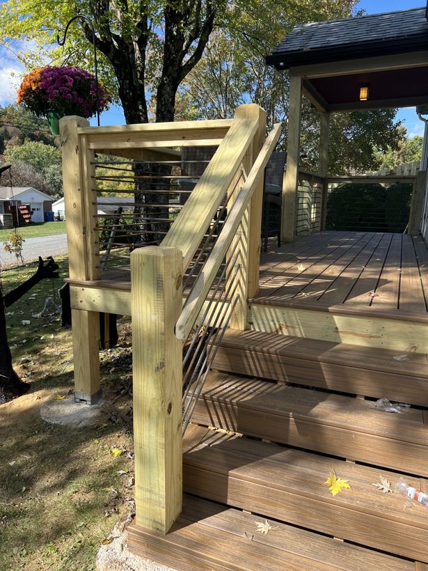 Custom Deck by Mountain Fence and Deck
