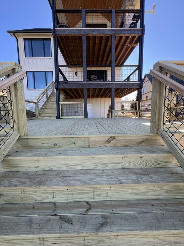 Custom Deck by Mountain Fence and Deck