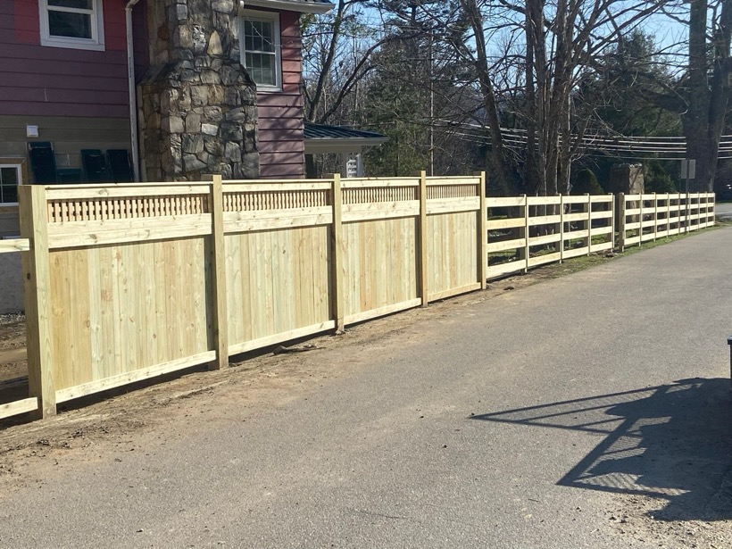 Fence and deck work in Valle Crucis