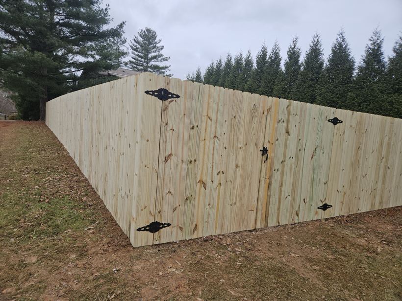 Privacy Fence by Mountain Fence and Deck